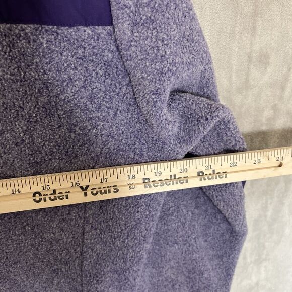 THE NORTH FACE Womens Sz M Polartec® Fleece Denali Jacket Stand Collar Purple - Picture 9 of 10